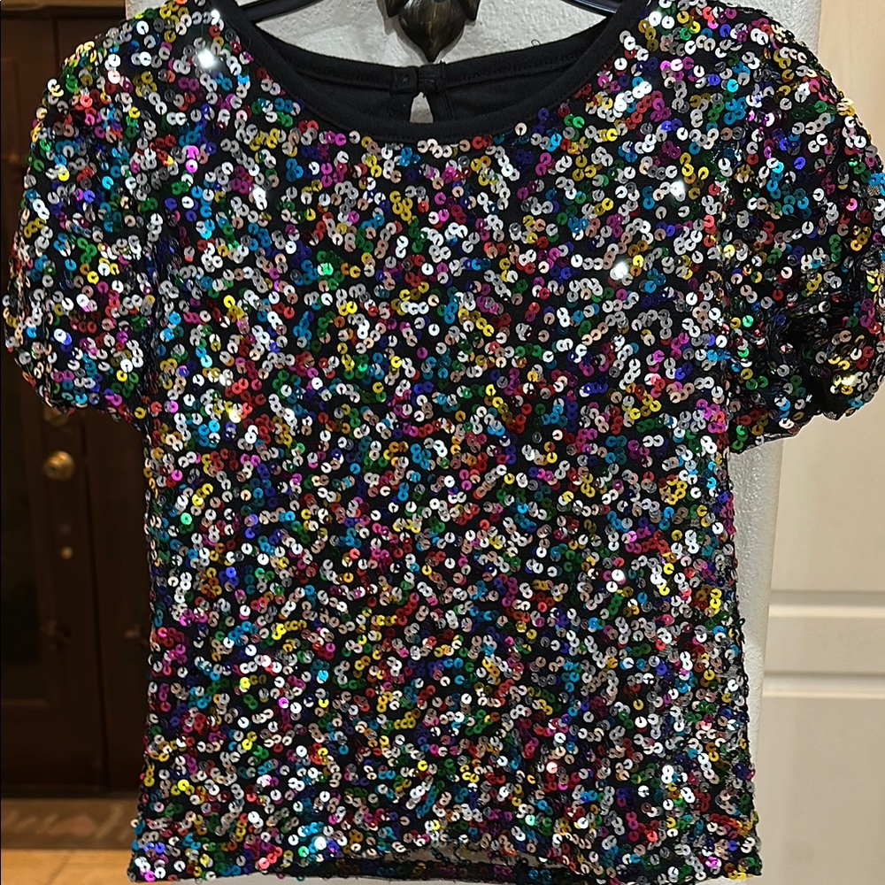 Garanimals Rainbow Sequin Short Sleeve Tee